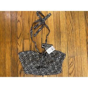 NWT Angie Black Tank Women’s Shirt Small $42